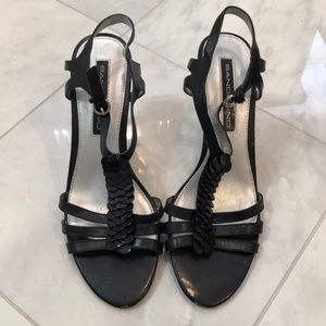 Black Bandolino strapping heels